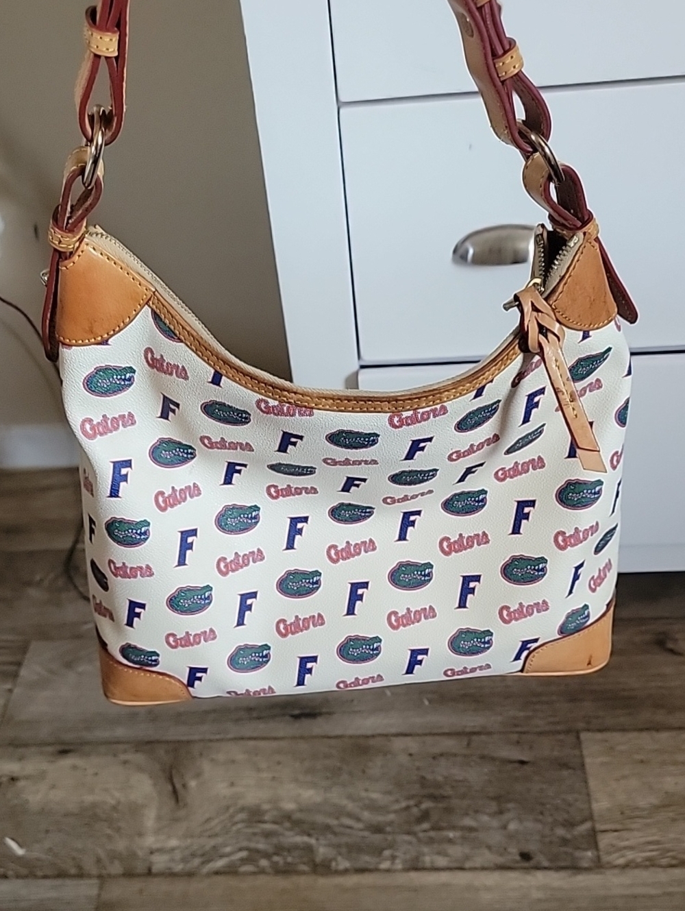 Dooney & Bourke Florida Gators Hobo Bag with Tan Trim - Picture 10 of 17